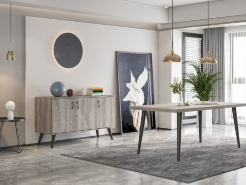 Dining Table N11 (1,20) Ash Grey