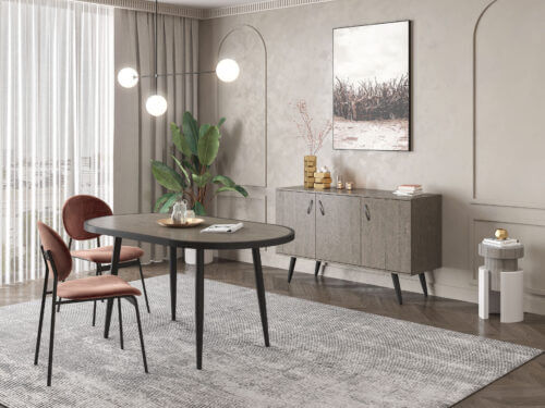 Dining Table N18 Dark Oak