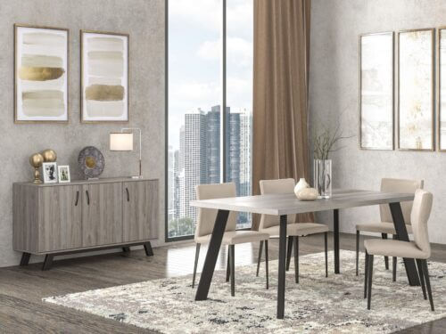 Dining Table N5 Ash Grey